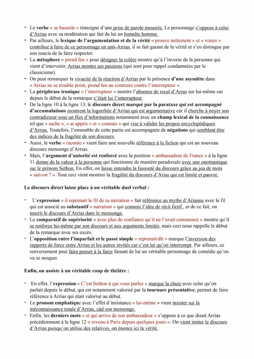 Introduction :
Texte 5 «<Arrias », Les Caractères, La Bruyère
La deuxième moitié du XVIIè siècle est caractérisée par le mouvement du classi