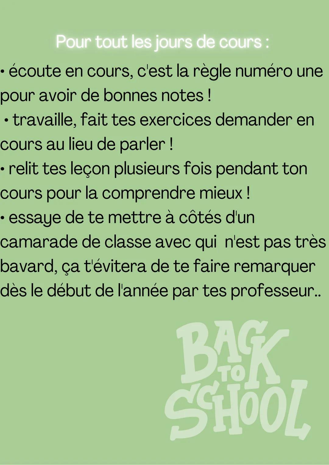 (8/11)
1110
BACK TO SCHOOL
épisode 1: COMMENT REPRENDRE
LES COURS CORRECTEMENT
2023
BOOK hey!
aujourd'hui, je vous propose une petite
public