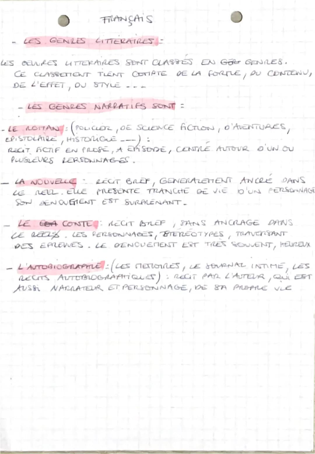 FRANÇAIS
L'ECRITURE DE SON:
AUTOBIOGRAPHE ET SES FORMES
AUTOBIOGRAPHLE=
L'AUTEUR FATT LE RECIT
SINCERE BE SA PROPRE VIE
-) ROTIAN AUTOBIOGRA