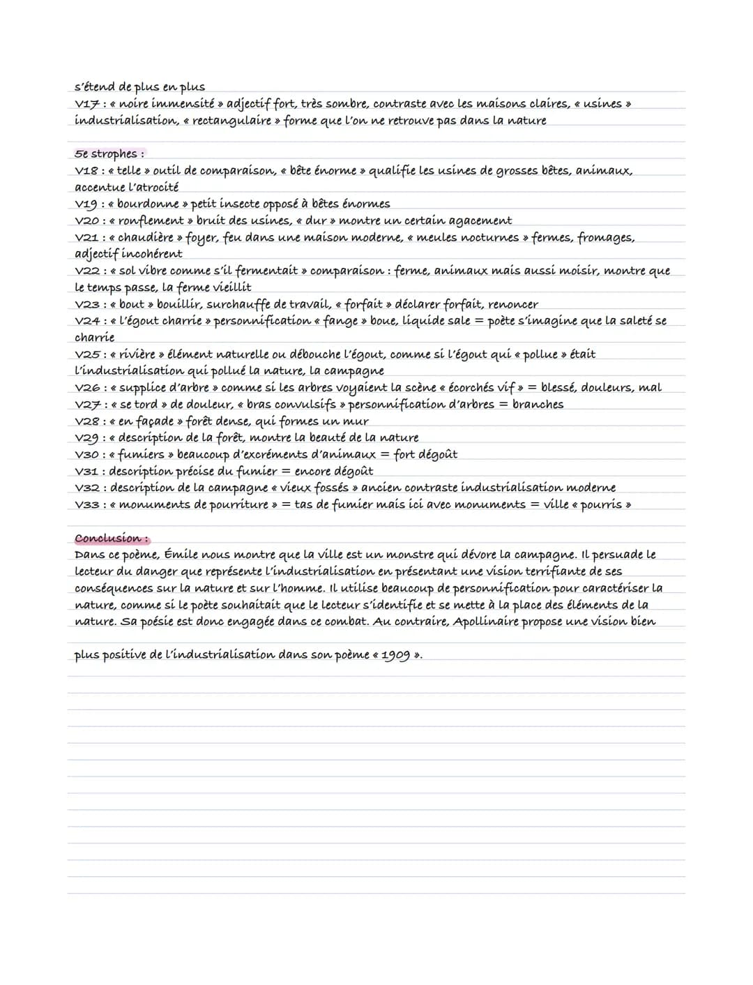 Français
Texte 3: La plaine (extrait), les villes tentaculaires de Émile Verhaeren, 1895
Intro:
Émile Verhaeren est un poète flamand de la f