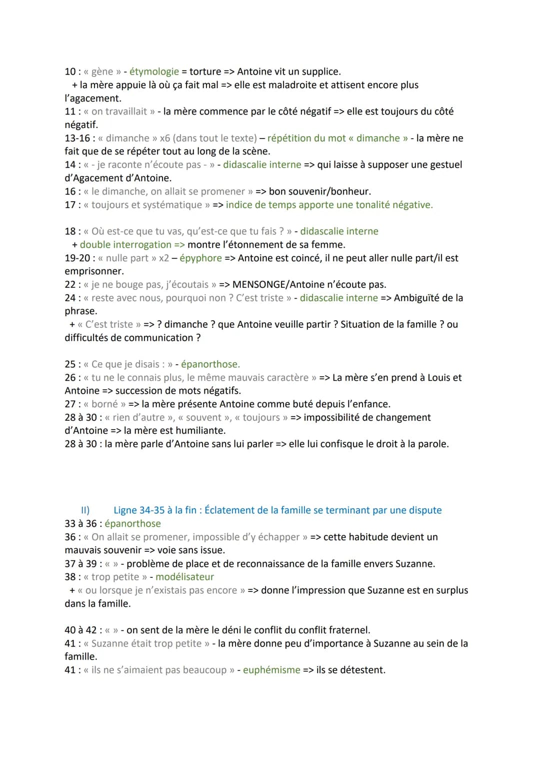 OBJET D'ÉTUDE N°1 : LE THÉÂTRE DU XVII e s AU XXI e s.
Séquence n°1: parcours, crise personnelle, crise familiale
TEXTE 3: << partie 1, scèn