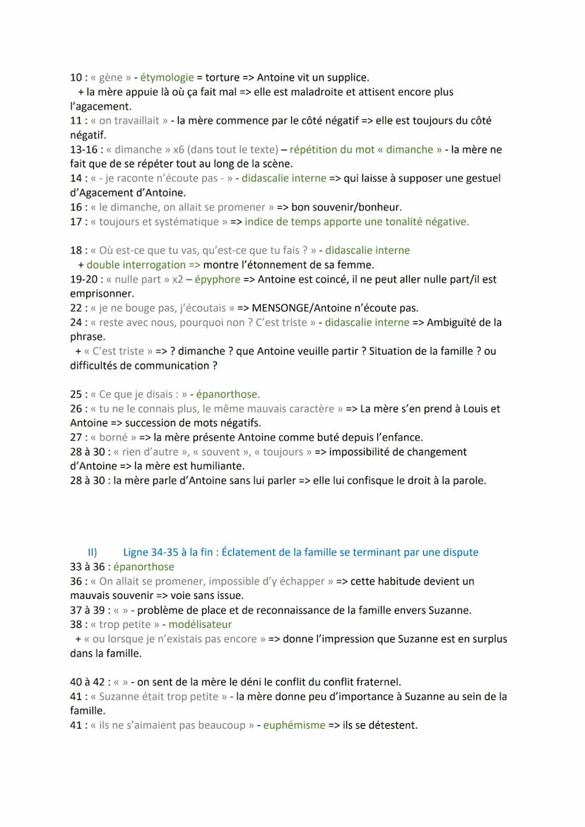 OBJET D'ÉTUDE N°1 : LE THÉÂTRE DU XVII e s AU XXI e s.
Séquence n°1: parcours, crise personnelle, crise familiale
TEXTE 3: << partie 1, scèn