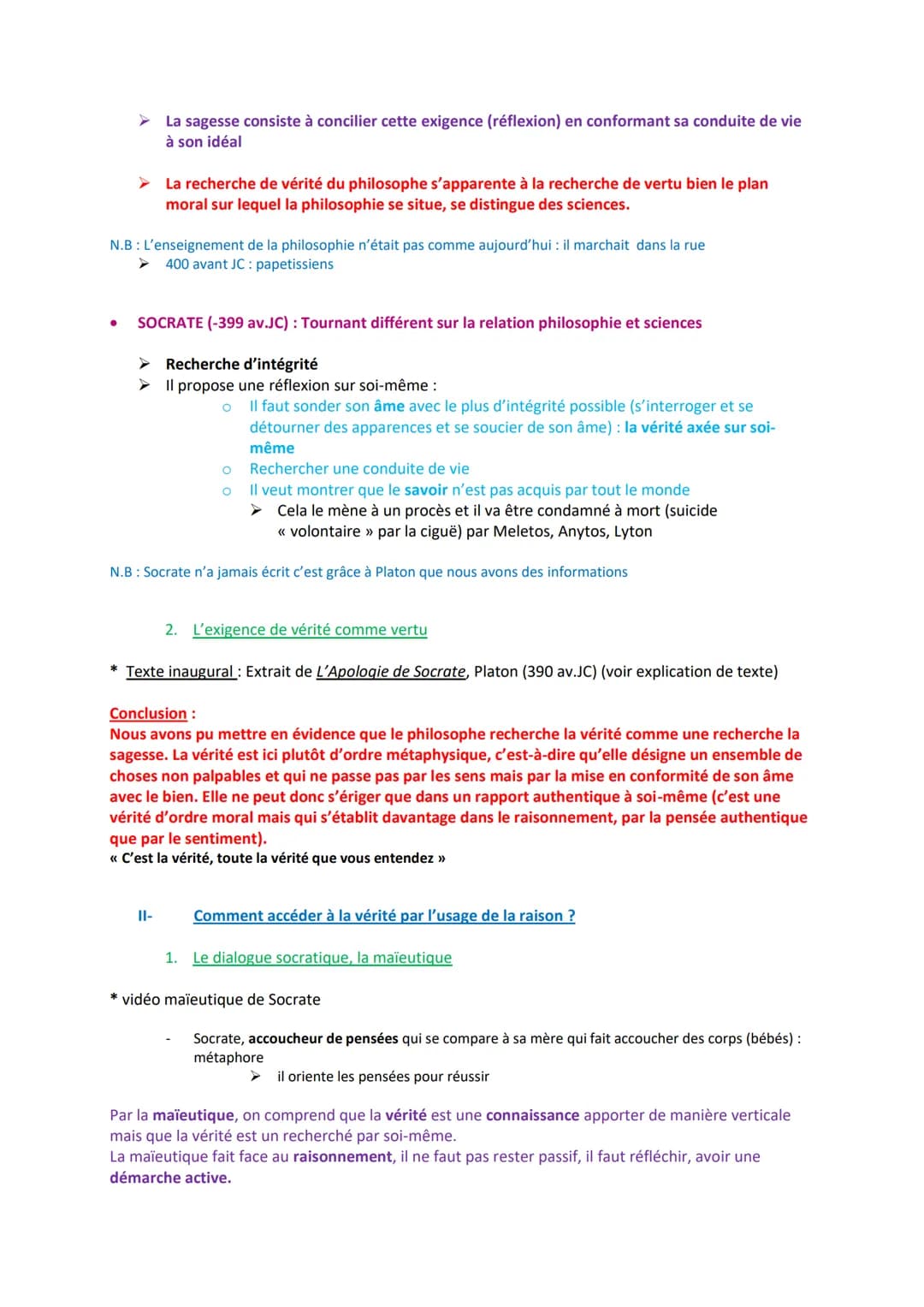 Problématique : peut-on accéder à une connaissance vraie ?
Introduction :
Parcours 1: La connaissance
1) Constat général : L'Homme recherche