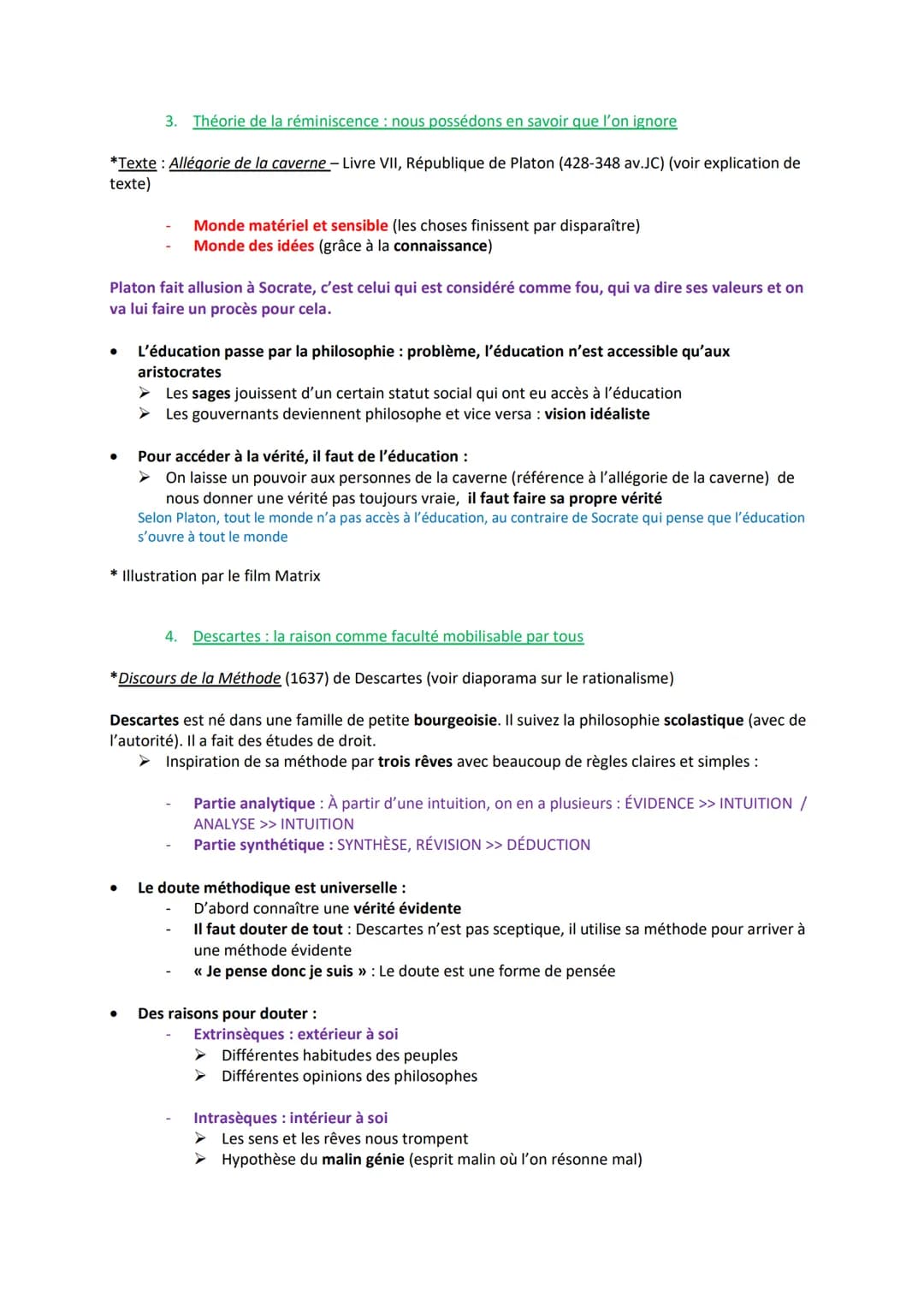 Problématique : peut-on accéder à une connaissance vraie ?
Introduction :
Parcours 1: La connaissance
1) Constat général : L'Homme recherche