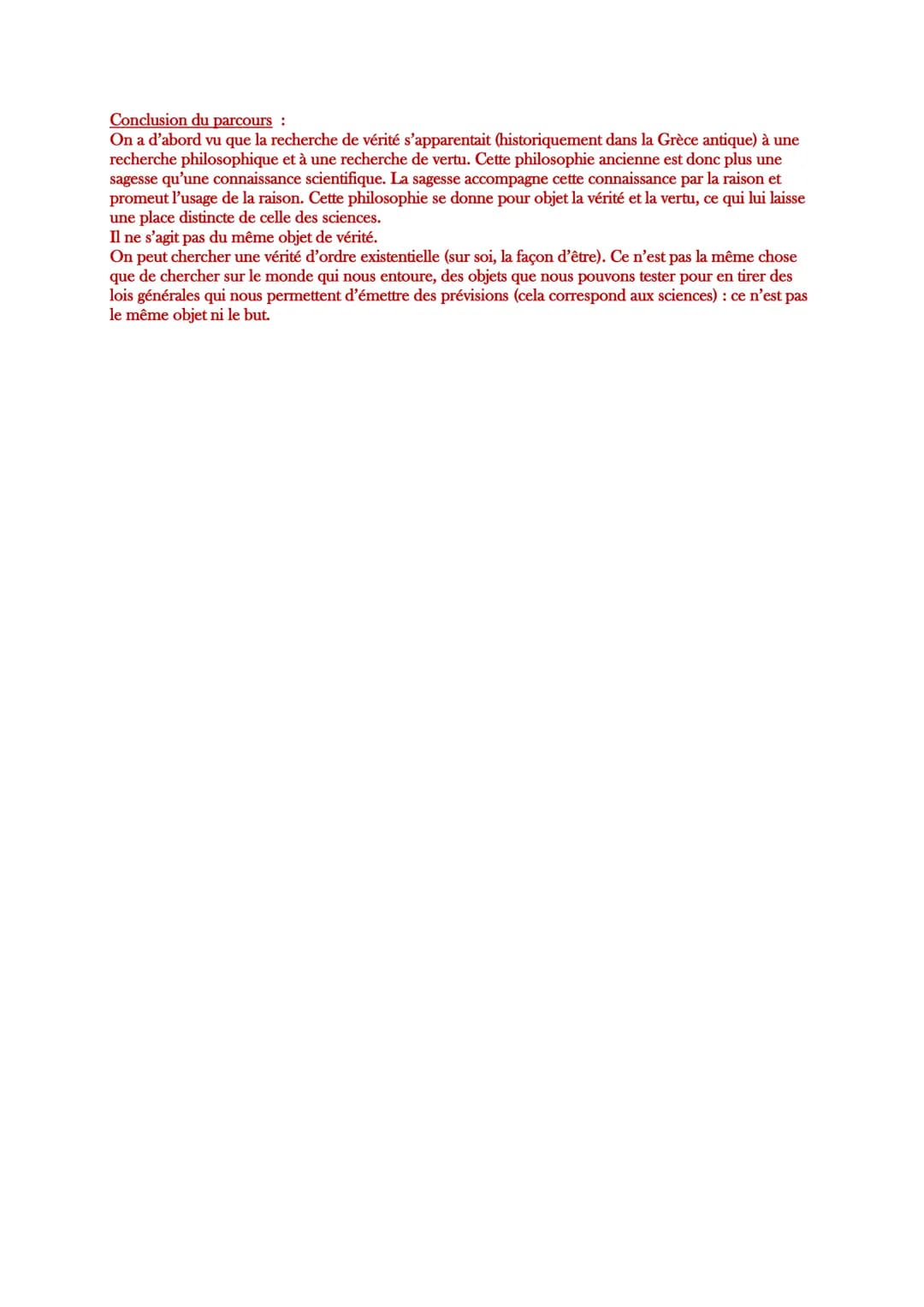 Problématique : peut-on accéder à une connaissance vraie ?
Introduction :
Parcours 1: La connaissance
1) Constat général : L'Homme recherche