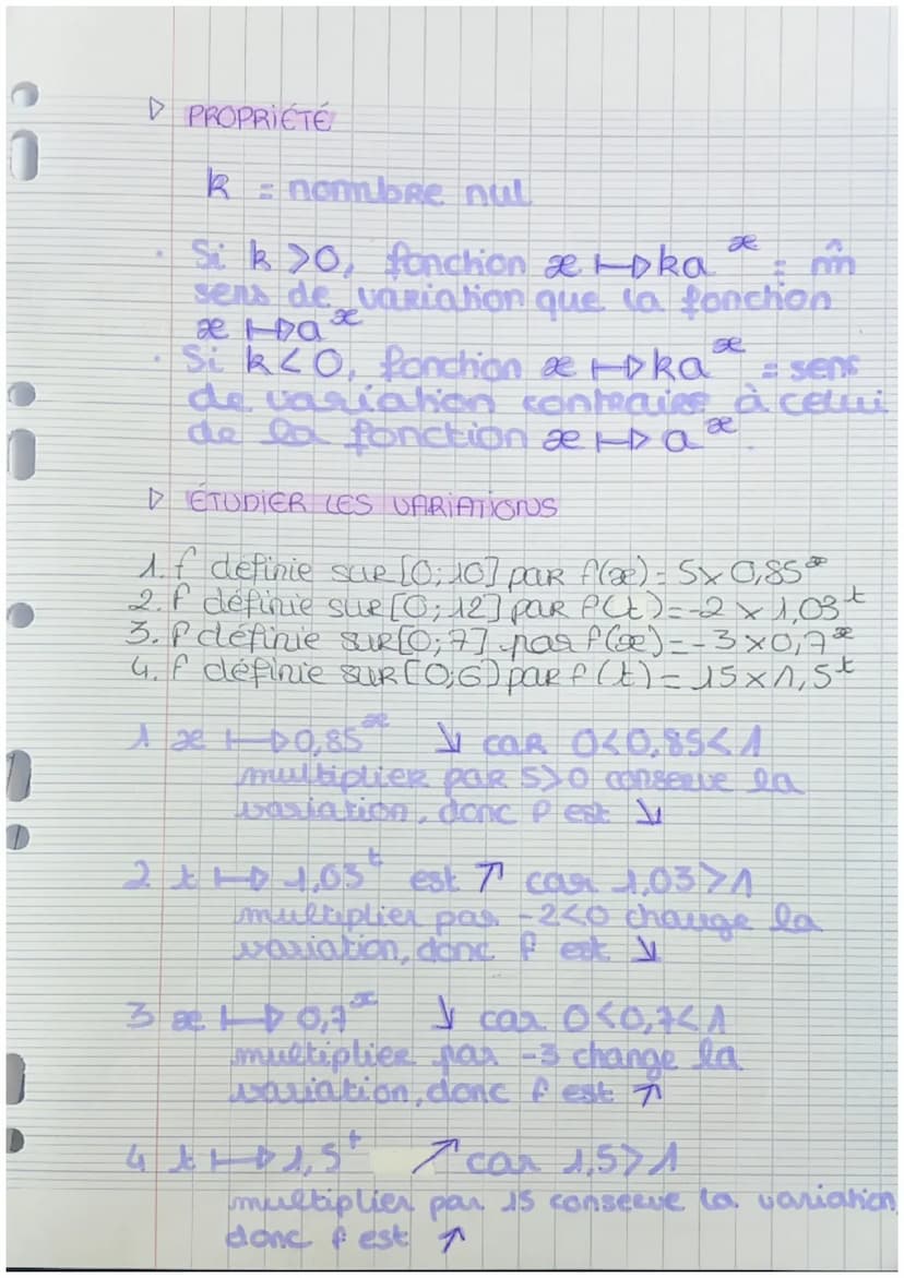 ifonctions
HATHS TRONC COHHUN
ERE G
•ERES PROPRIÉTÉS
SENS DE VARIATION
Exponentielles
▸ FONCTION EXPONENTIELE DE BASE a
B
La fonchon qui, à 