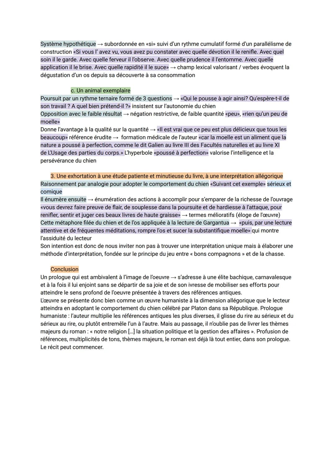 Texte 11: Gargantua, Prologue
Parcours Rire et savoir
Introduction :
Le XVleme siècle, est caractérisée par l'arrivée des humanistes, ils pl