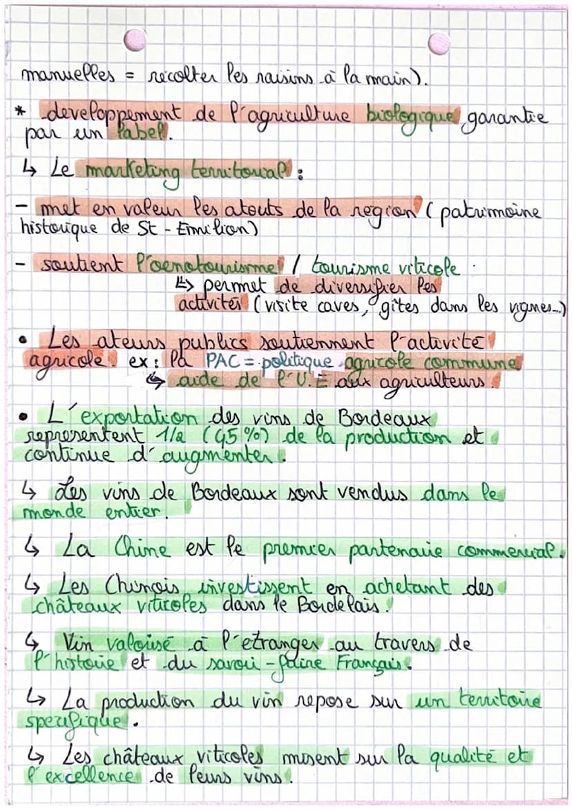 Gege
1
Geographie~
Les espaces productifs et Peurs evolutions a
~
DEFINITION
→ Un espace productif est un espace aménage
et mis en valeur po