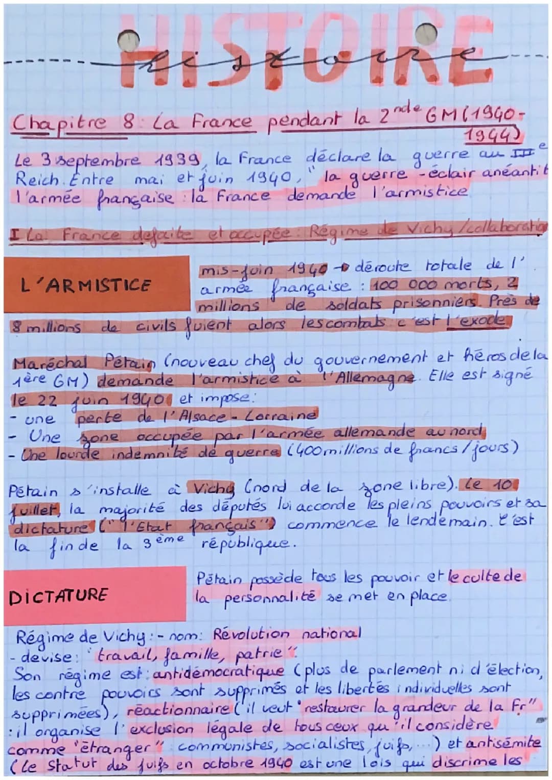 La France pendant la seconde guerre mondiale 