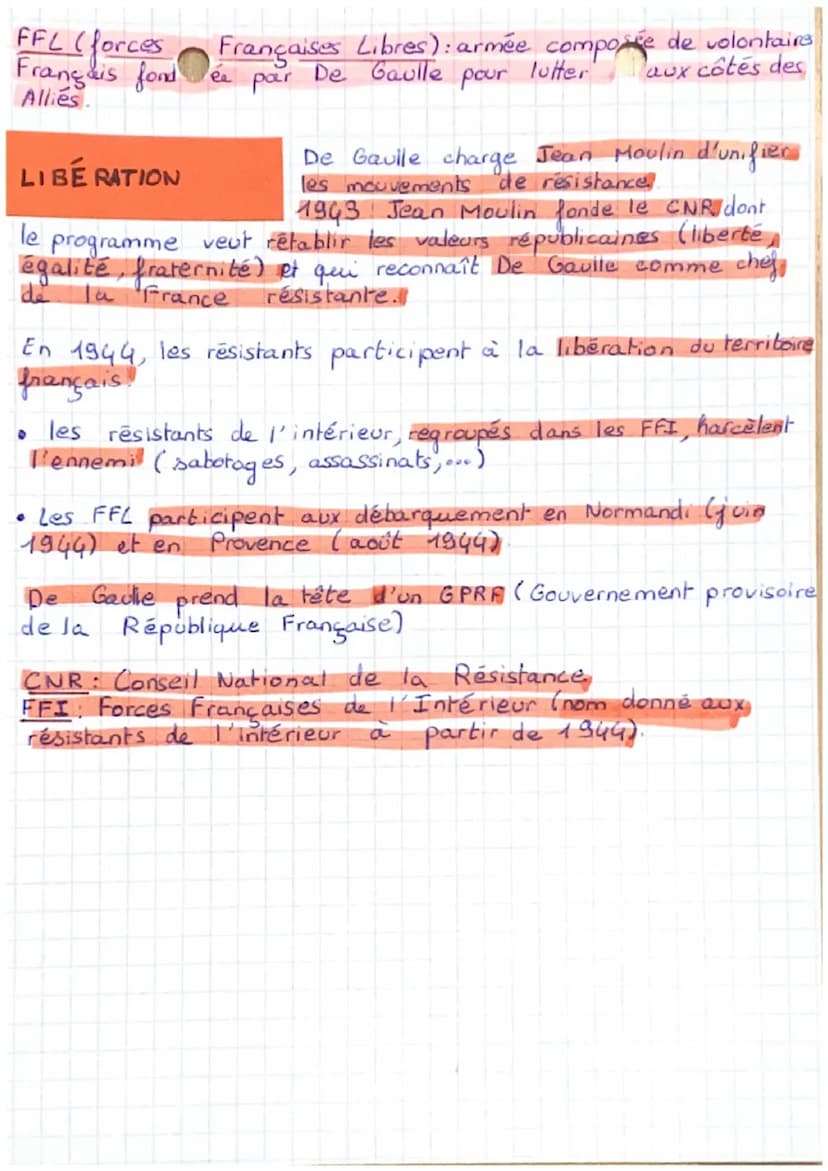 HIIVIRE
Chapitre 8: La France pendant la 2nde GM (1940-
Reich. Entre
1944
e
- éclair anéantit
Le 3 septembre 1939, la France déclare la guer