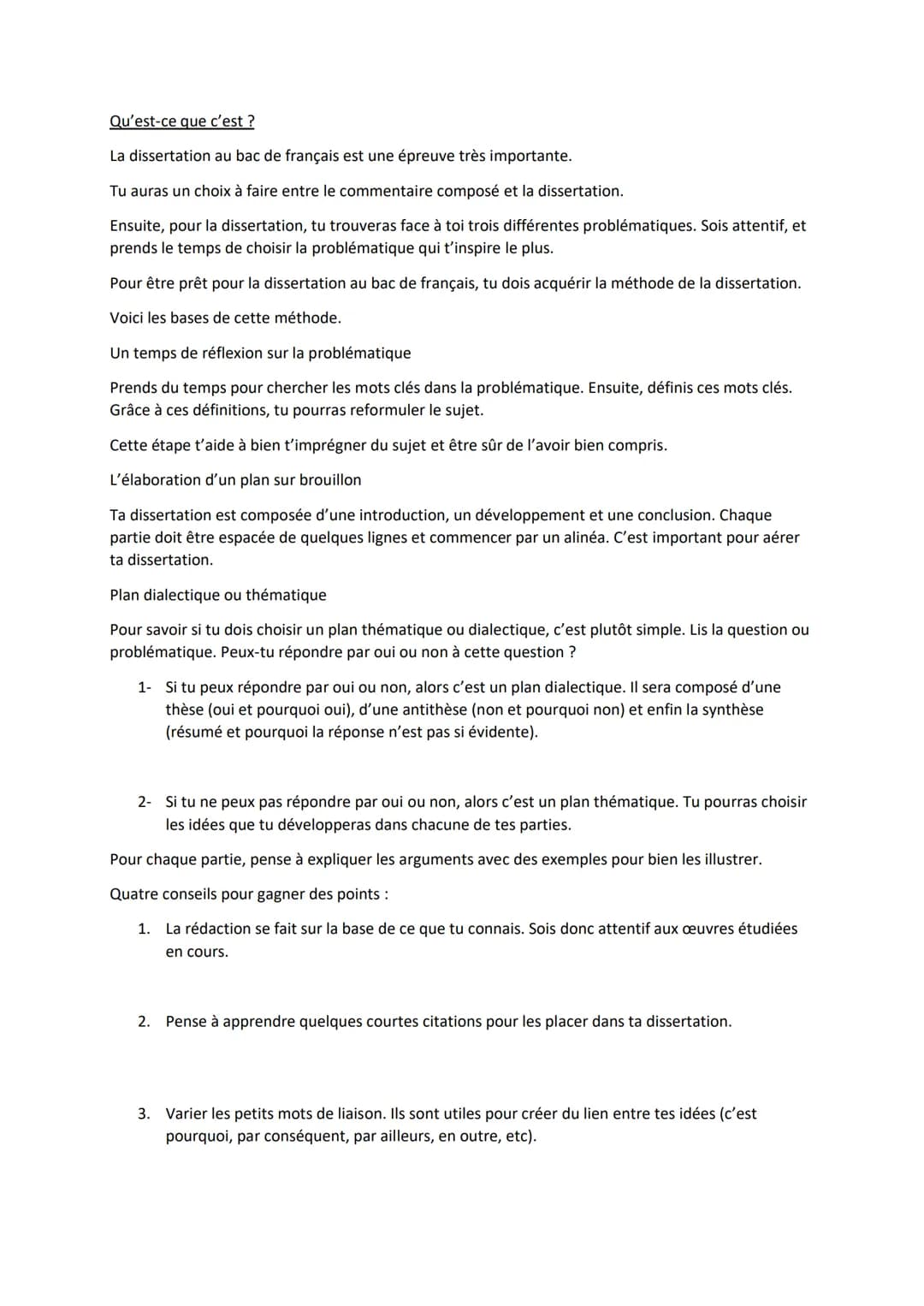 Méthode dissertation en Français :
À quoi ça sert d'apprendre ça ?
Dans la vie de tous les jours, savoir écrire une dissertation peut être i