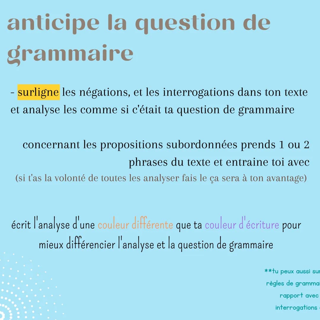 RÉVISE TON
ORAL DE
FRANÇAIS
TIPS
@studyy.and.travel L'oral de français est la dernière épreuve que tu
passes à la fin de la classe de premiè