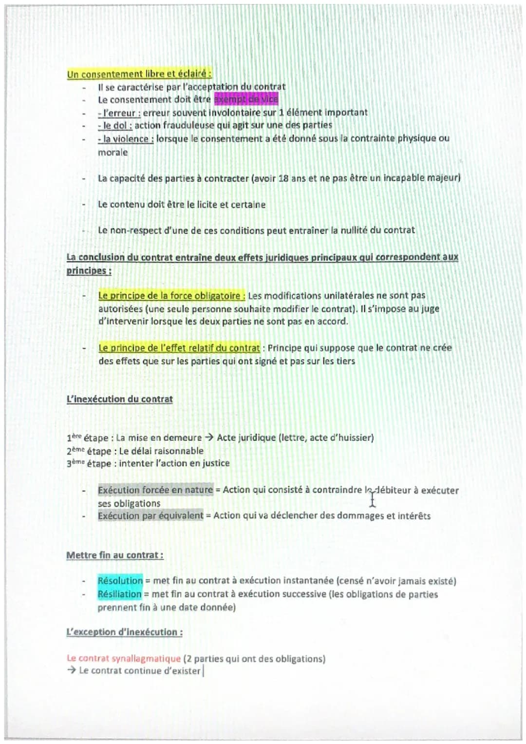 Droit
La formation du contrat
Contrat: accord de volonté entre deux ou plusieurs personnes destinées à
Créer
Modifier
Transmettre
Ou éteindr