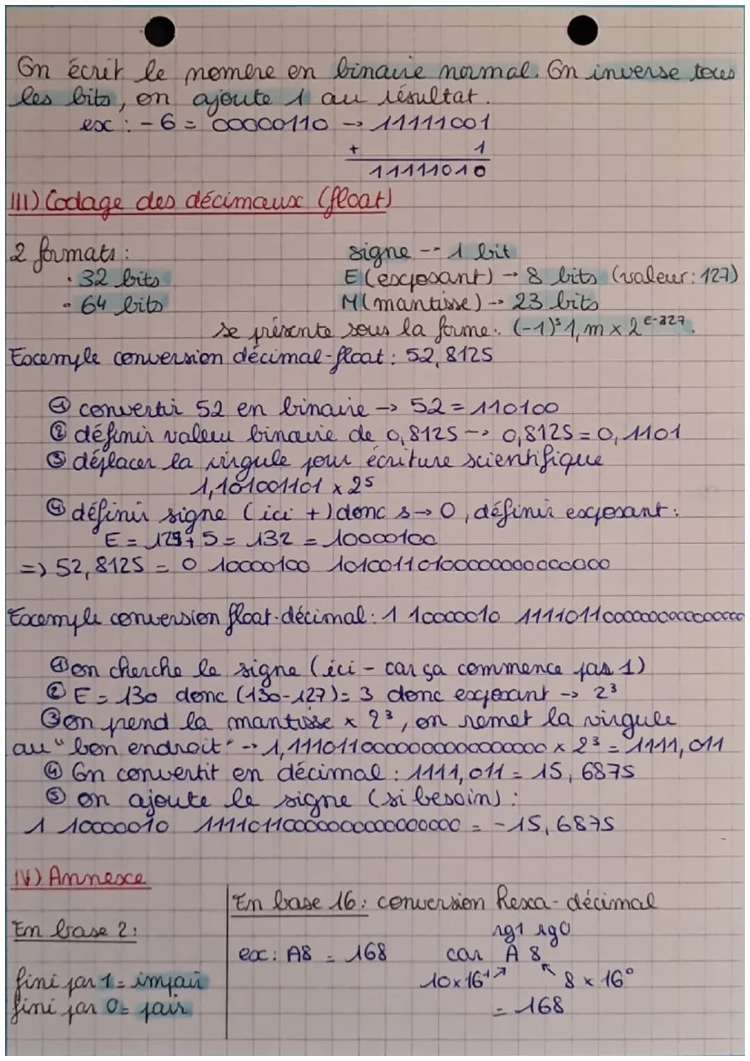 1) Introduction
CODAGE DES NOMBRES
3 types numériques en Python:
• int - entier
-float-
décimaux
complex - complexe
леге же
NSI
processeur n