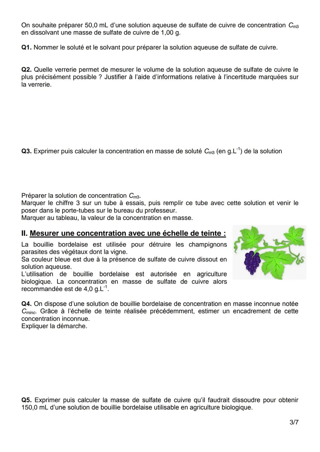 2nde
TP C5
Dissolution
Objectifs :
- Identifier le soluté et le solvant à partir de la composition ou du mode opératoire de préparation
d'un