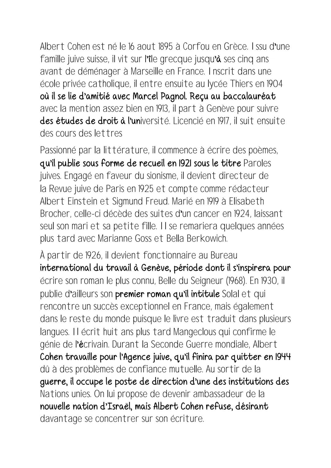 # Analyse Littéraire

Albert Cohen

Le livre de ma mère

Fais par : Benouhoud Wajih Wajih study

Présentation de l'œuvre

Le Livre de ma mèr