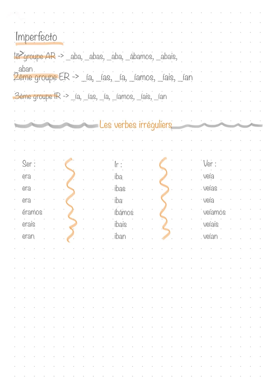 ¡Español les temps du passé
passé simple et imparfait !
Pasado simple ->
ler groupe AR-> _, _aste, 6,_amos, _asteis,
aron
Zème groupe ER->_í