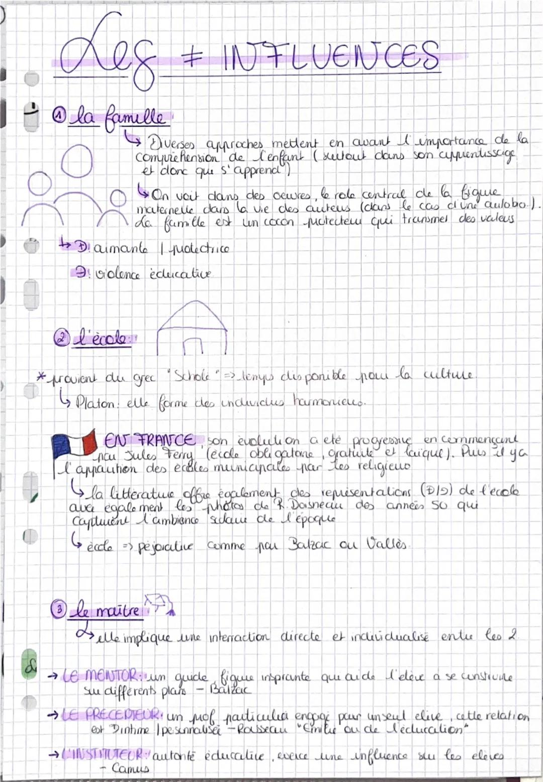 (1)
• Construire le "noi"
EDUCATION, TRANSMISSION, EMANCIPATION

Ol'enfant, un être à éduquer
→l'être humain (contrairement aux animaux) nai