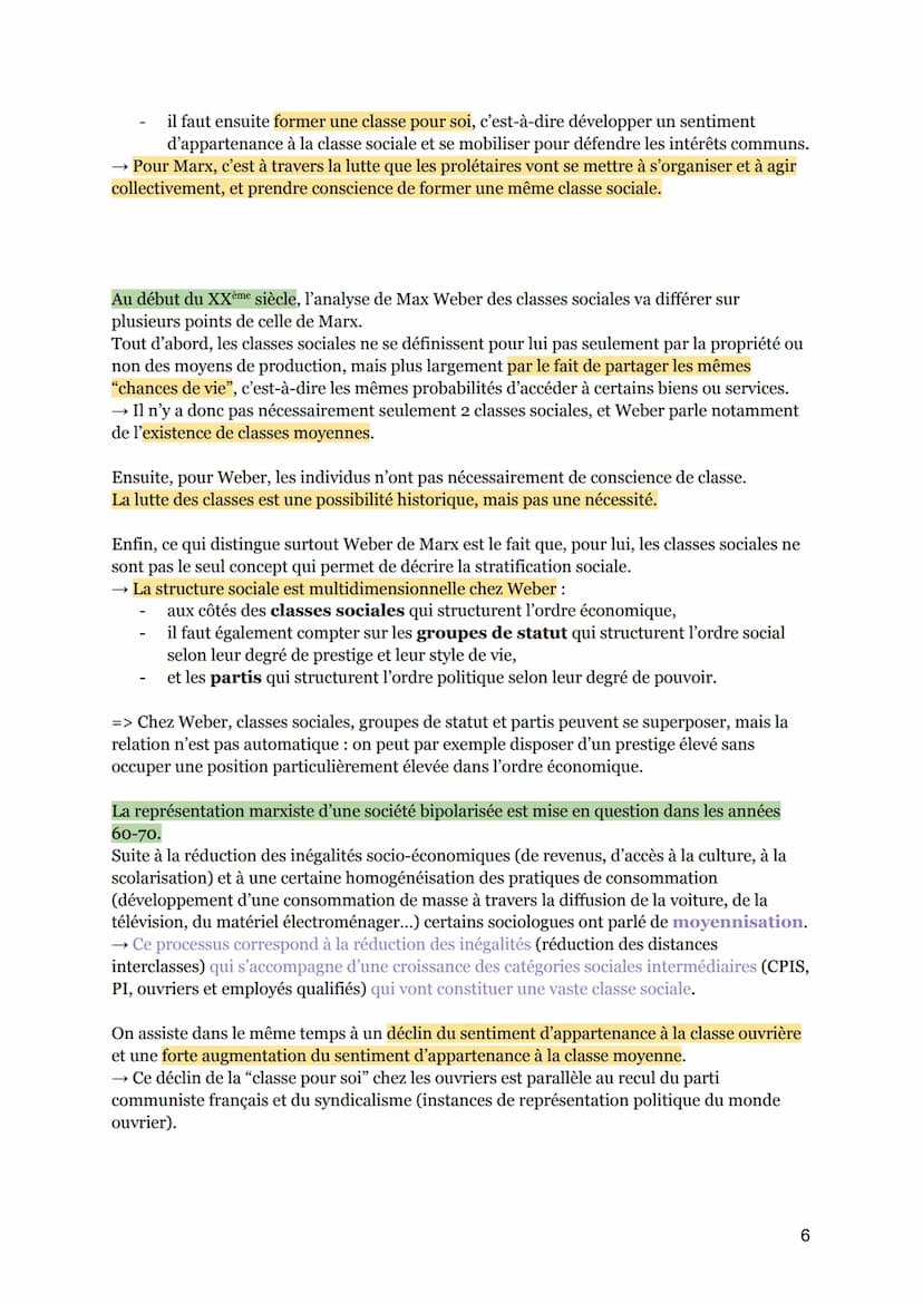 COMMENT EST STRUCTURÉE LA SOCIÉTÉ FRANCAISE ACTUELLE?
QU'EST-CE QUE L'ESPACE SOCIAL?
Espace social: représentation de la hiérarchie sociale 