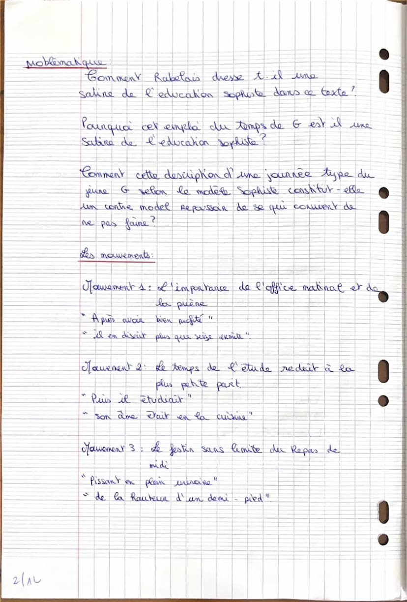 TEXTE BAC
RABELAIS-GARGANTUA
La mauvaise éducation sophiste.
Introduction:
те
SAL
Rabelais est un autern humaniste du 17 siècle, une
periode