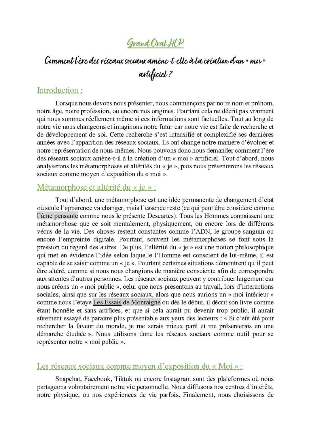Découvre la Métamorphose du Moi: Philosophie et Réseaux Sociaux