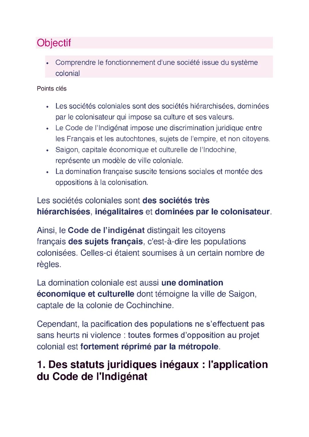 Tout Savoir sur le Code de l'Indigénat et la Colonisation en Afrique