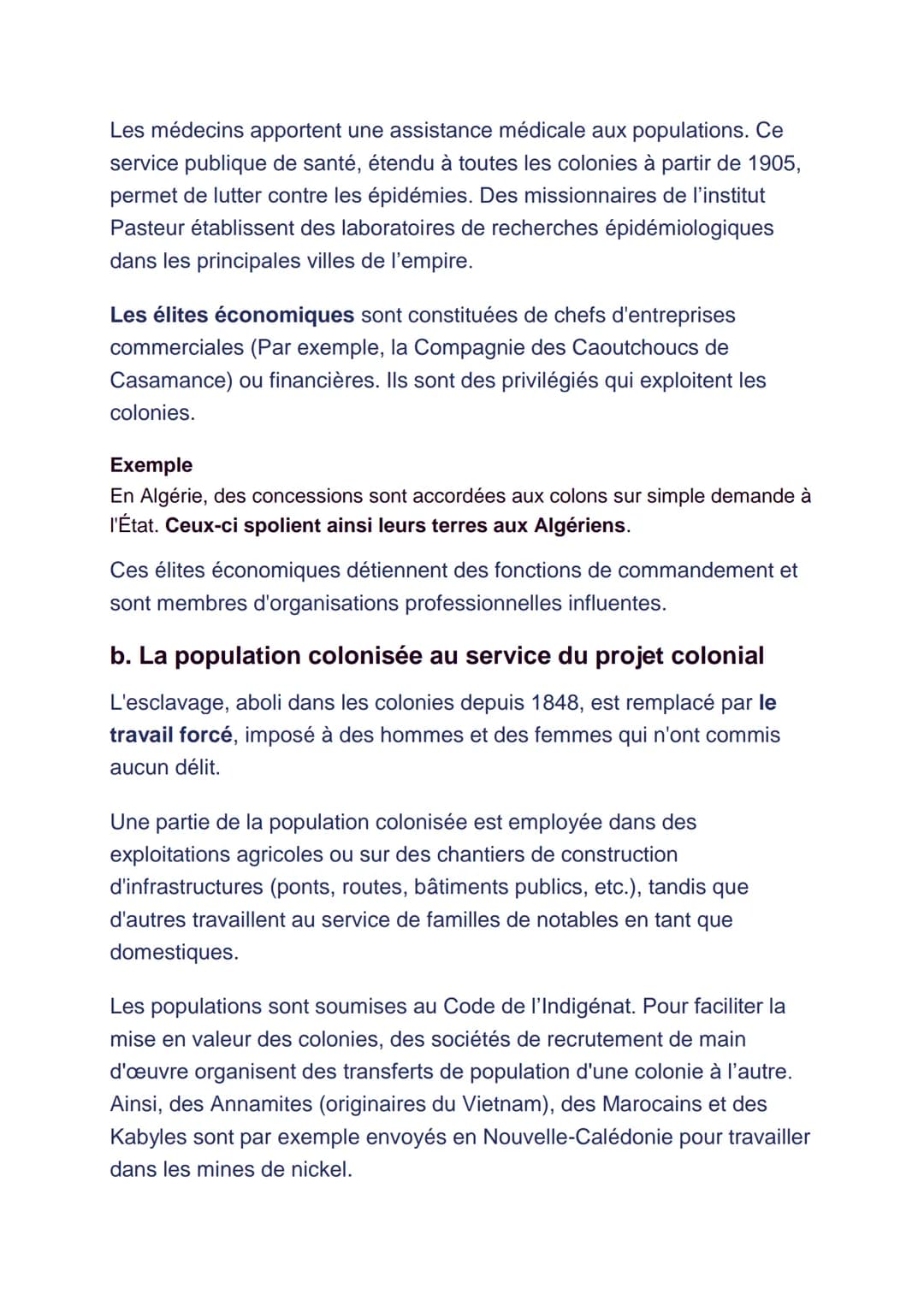 Objectif
Comprendre le fonctionnement d'une société issue du système
colonial
Points clés
●
Les sociétés coloniales sont des sociétés hiérar