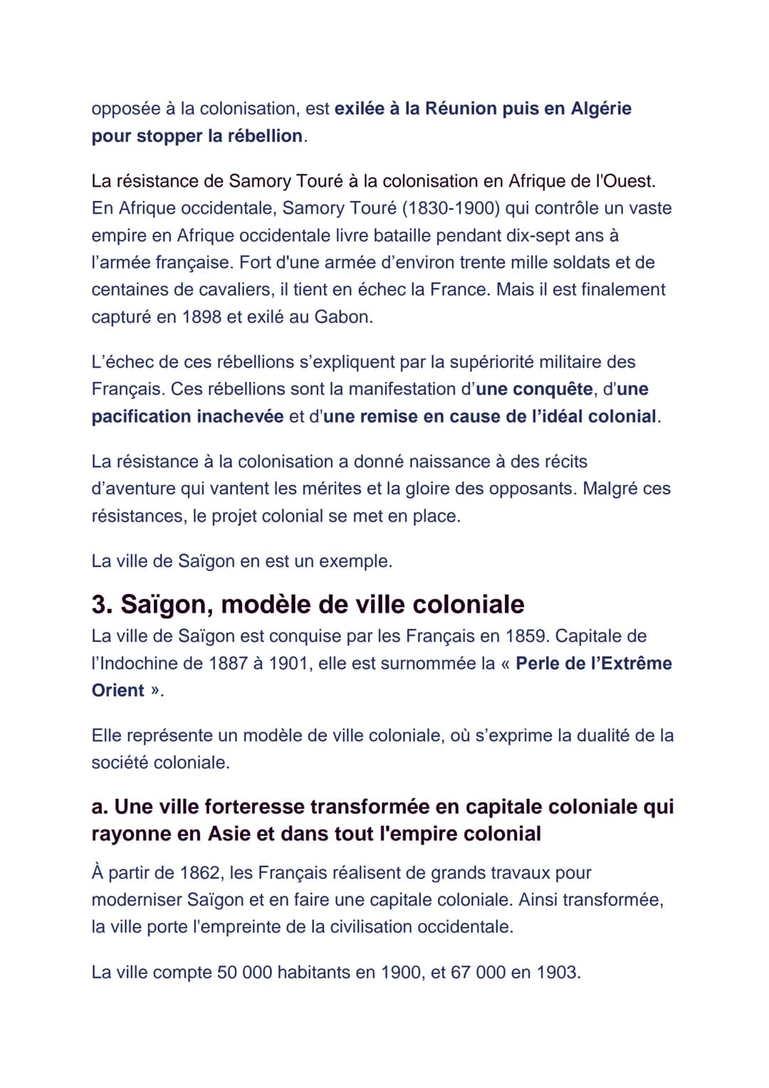 Objectif
Comprendre le fonctionnement d'une société issue du système
colonial
Points clés
●
Les sociétés coloniales sont des sociétés hiérar