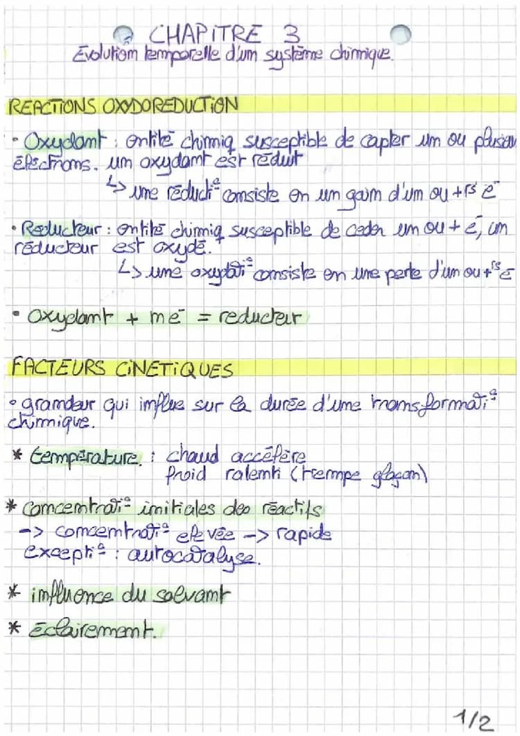 Know Cinétique chimique thumbnail