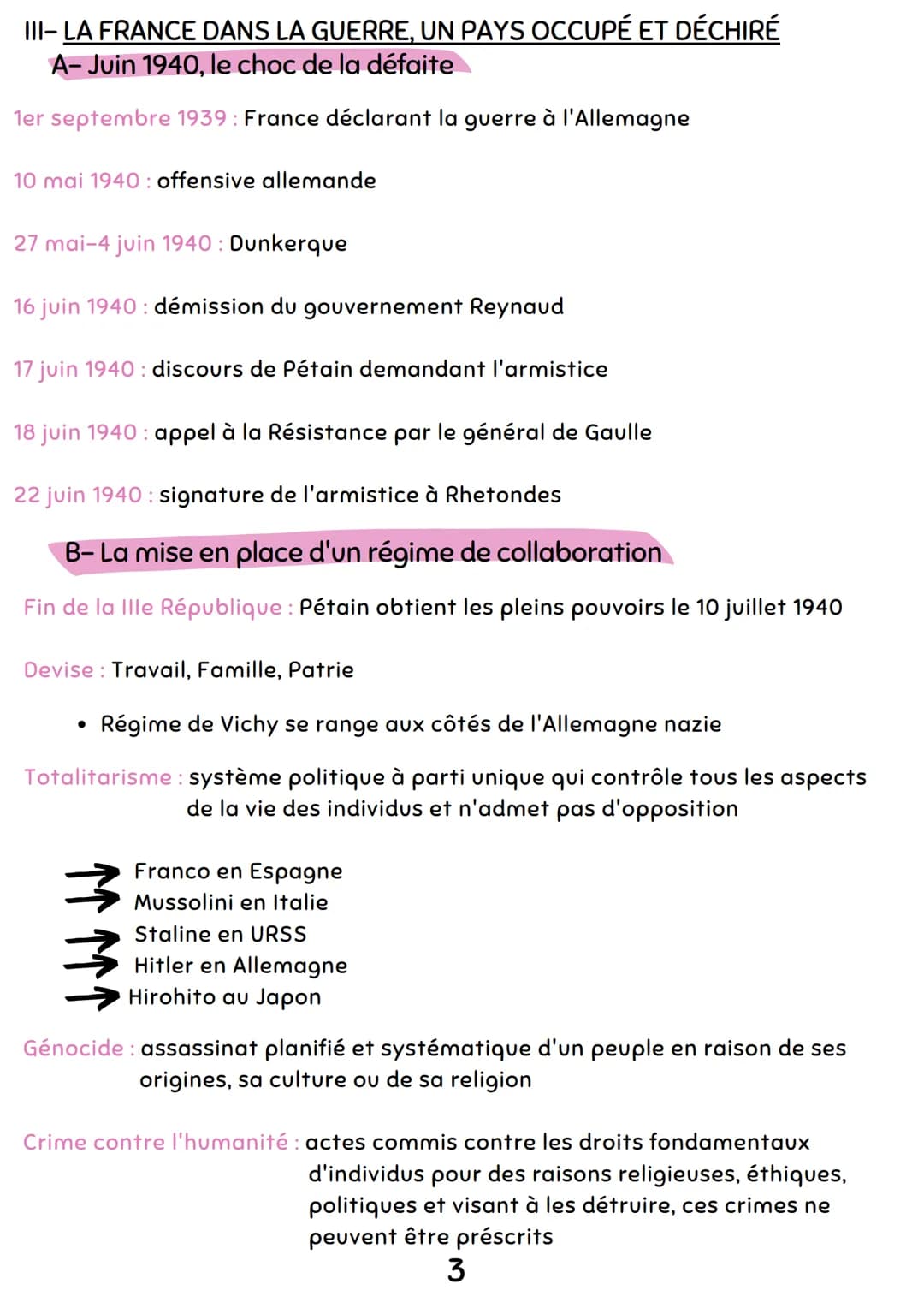 Chapitre 1-
Cours
Totalitarisme et
Seconde Guerre
Mondiale
Problématique : Comment est caractérisé la violence de masse et
l'anéantissement 