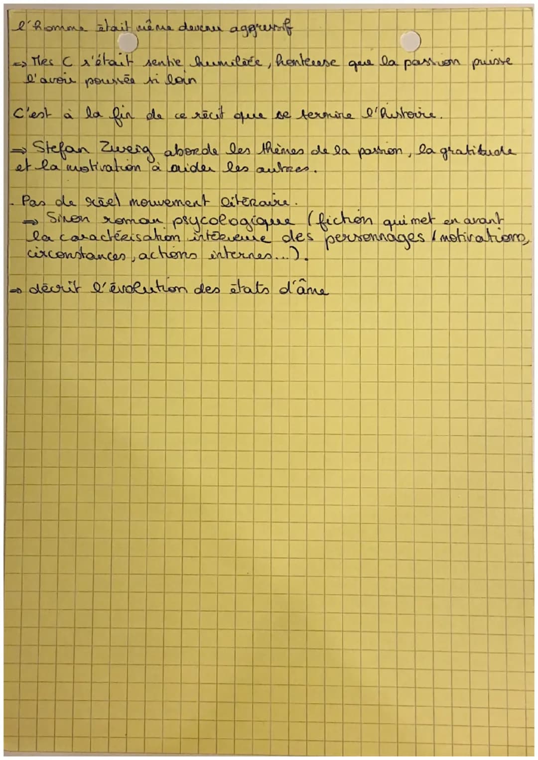24h dans la vie d'une
femme
publiée en 1927
Nouvelle
→ 113 pages
STEFAN
ZWEIG
a Récit à la première personne: le narrateur n'est pas
conner 