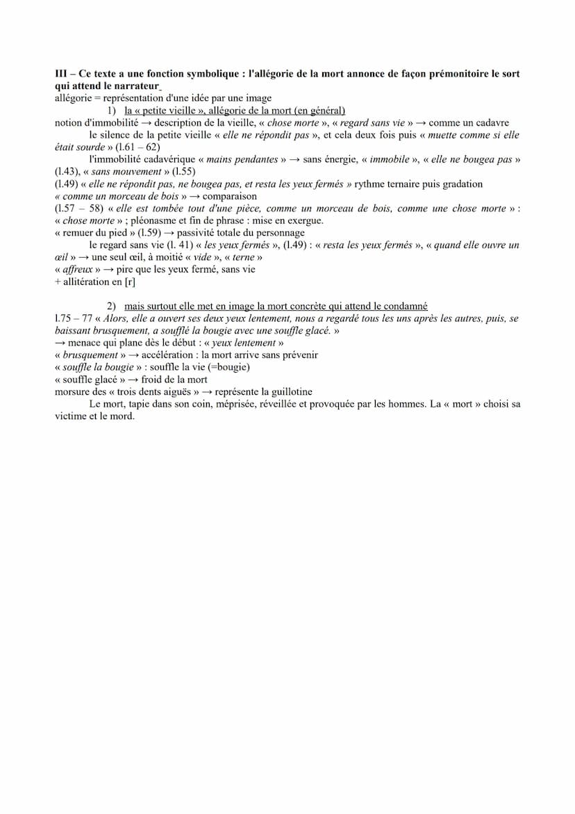 
<h2 id="fonctiondramatiquedurcit">Fonction dramatique du récit</h2>
<p>Le récit de cauchemar dans le chapitre 42 du "Dernier Jour d'un Cond