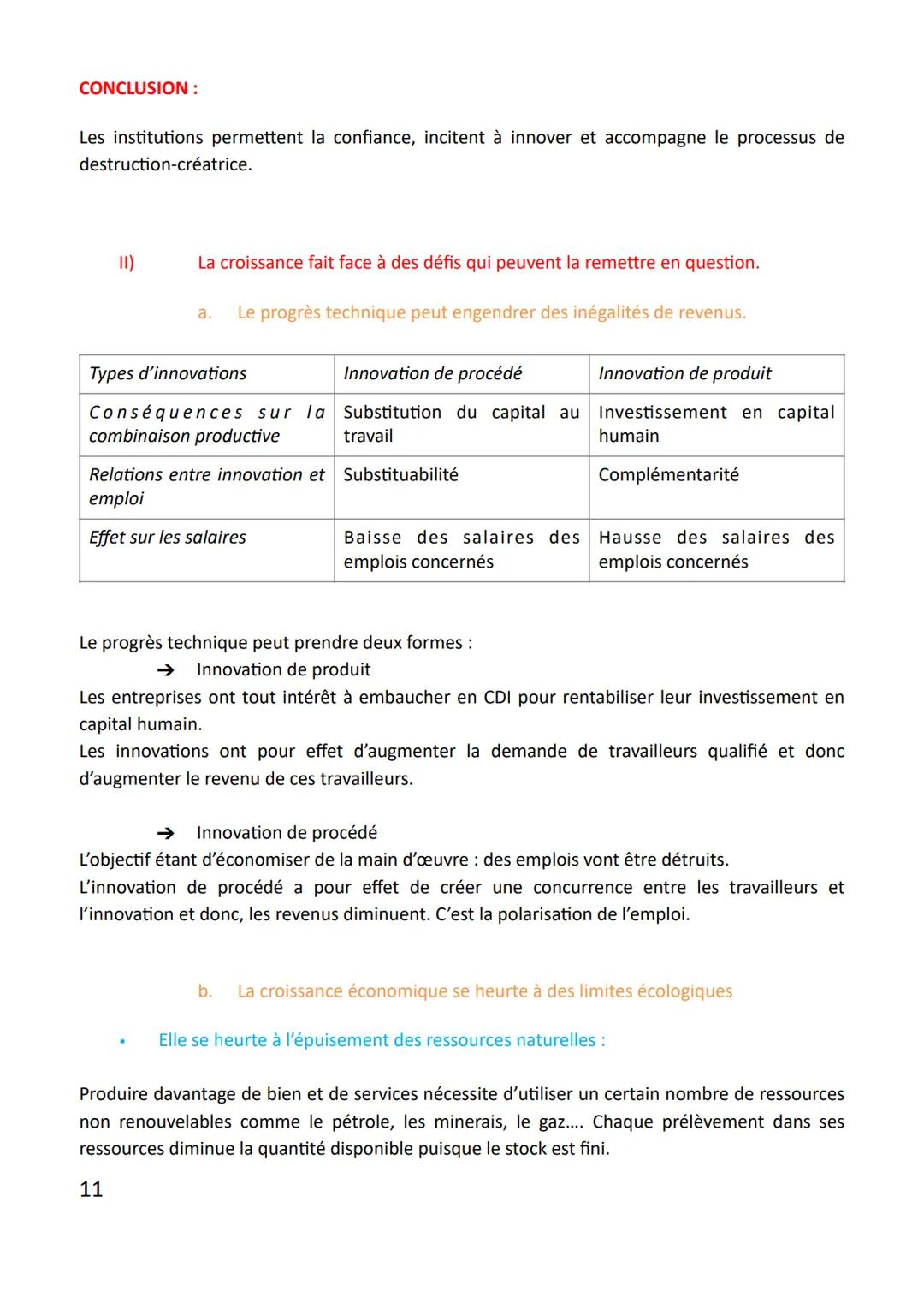 Chapitre 1 : Quels sont les sources et les défis de la croissance économique ?
Economie
Problématique : La croissance économique peut-elle s