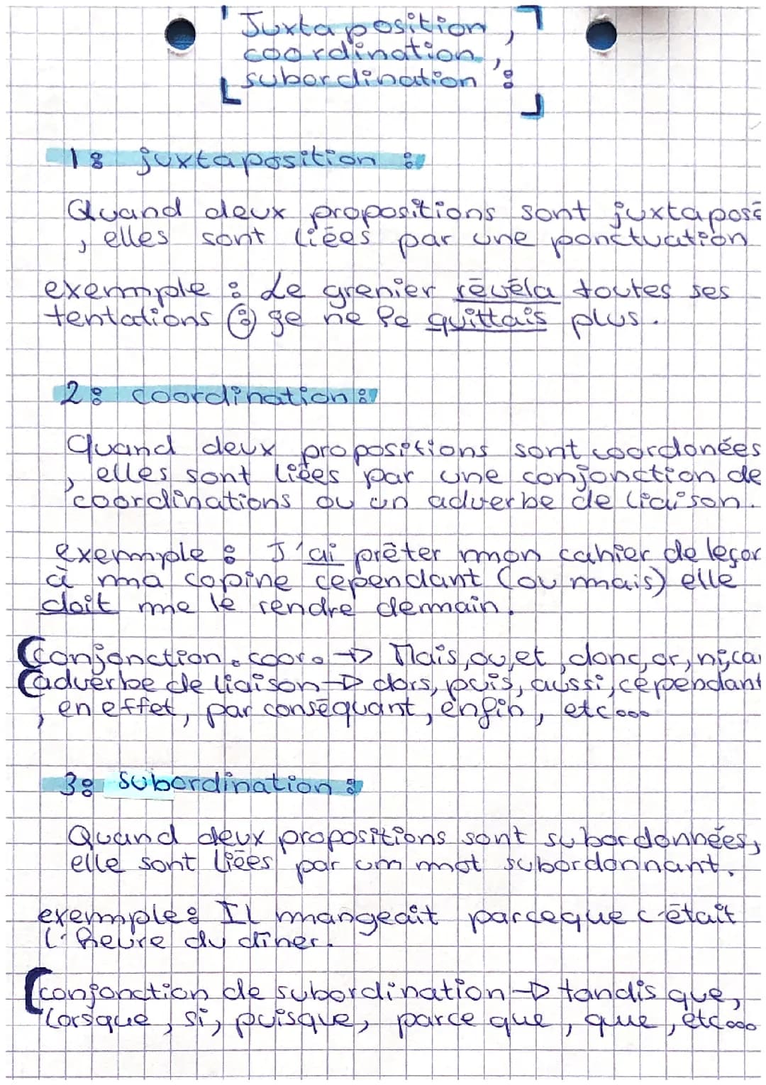  Les propositions 