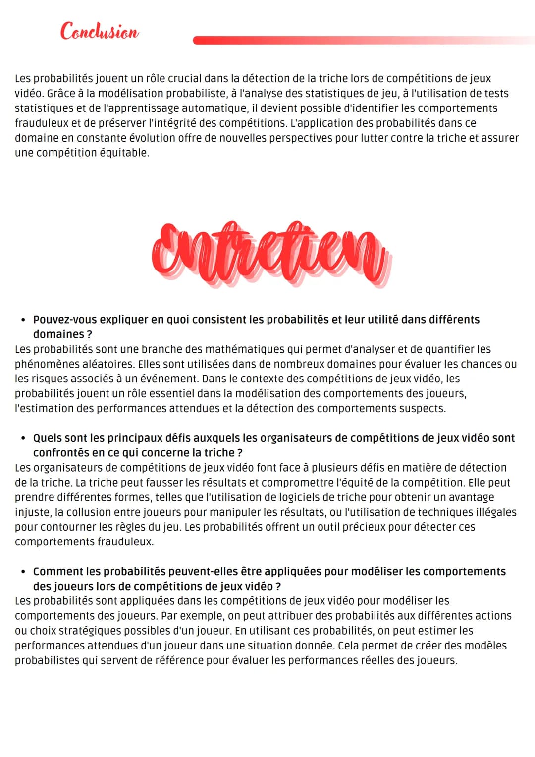 @luckybitsy
Grand Oral
Comment les probabilités peuvent-elles aider à démasquer les tricheurs lors de compétitions de
jeux vidéo ?
Introduct