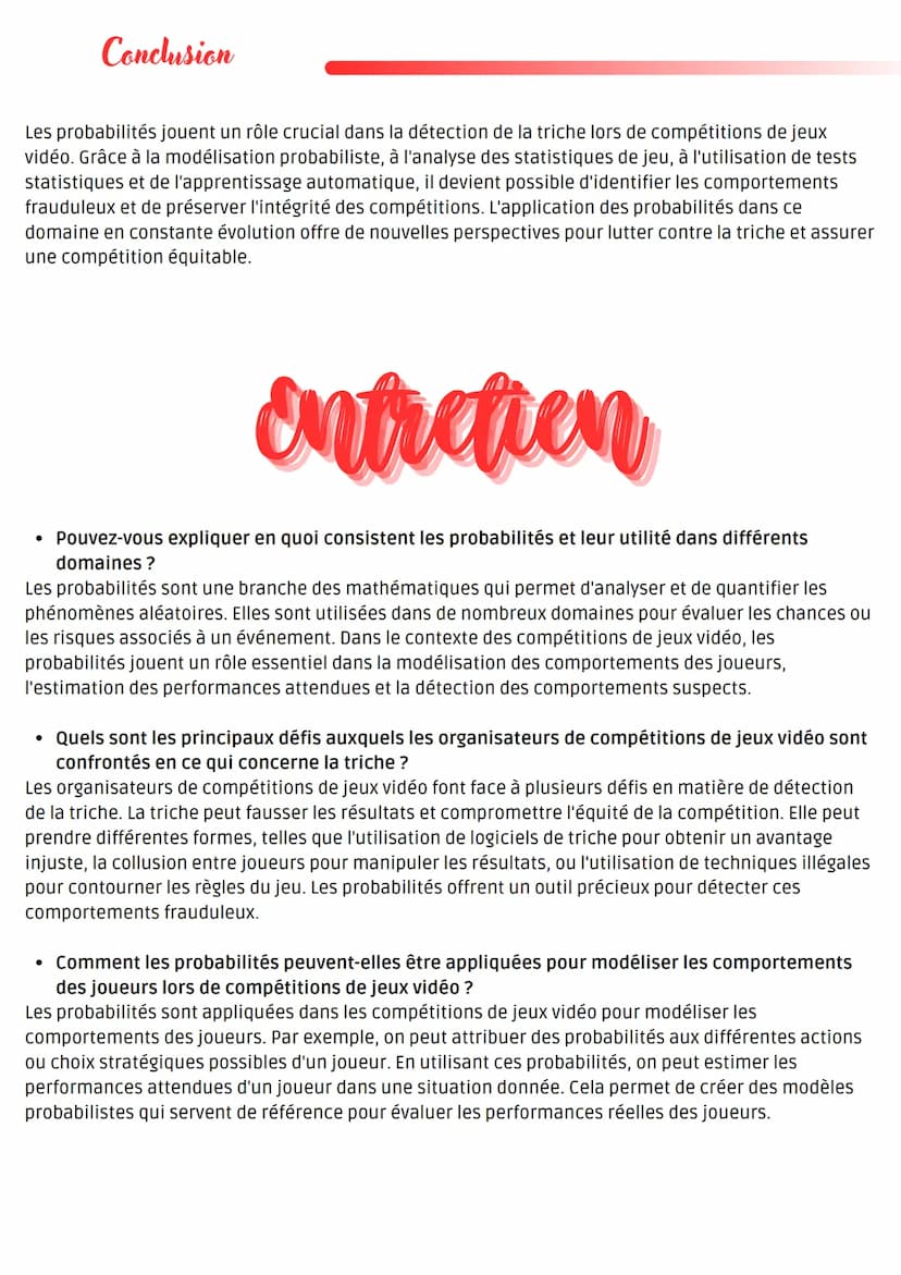 @luckybitsy
Grand Oral
Comment les probabilités peuvent-elles aider à démasquer les tricheurs lors de compétitions de
jeux vidéo ?
Introduct