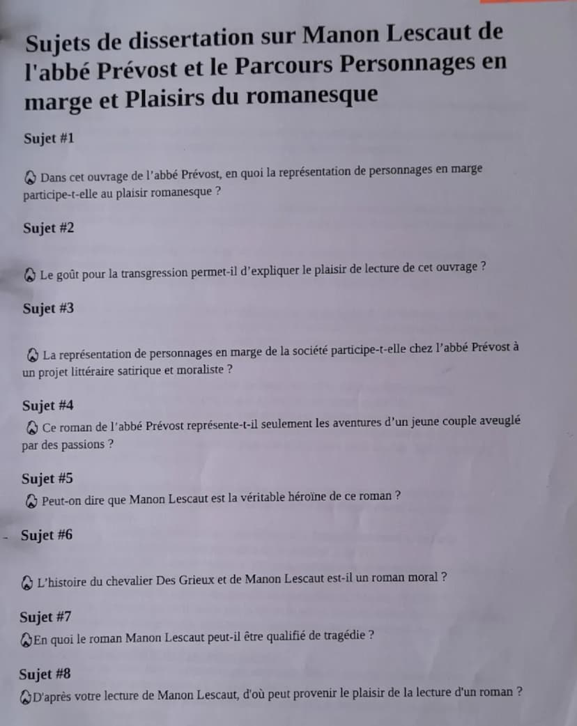 Dissertation 3:
«
Dernière œuvre de Molière, composée à la veille de sa mort en 1673, Le
Malade imaginaire s'impose souvent comme la plus ex