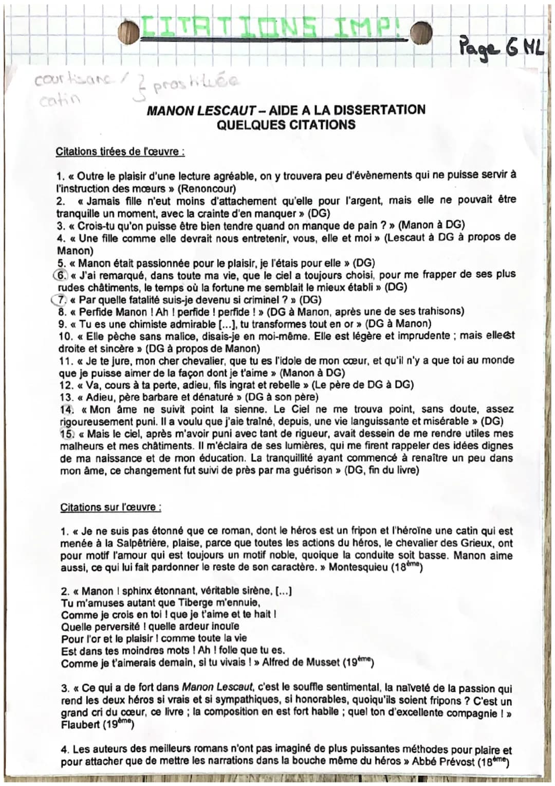 ANTOINE FRANÇOIS
PREVOST "ABBE PREVOST' (HISTOIRE
DU CHEVALIER DG ET DE ML)
Abbé Prevost (1697 - 1763) (Antoine François Prévost)
→ destiné 