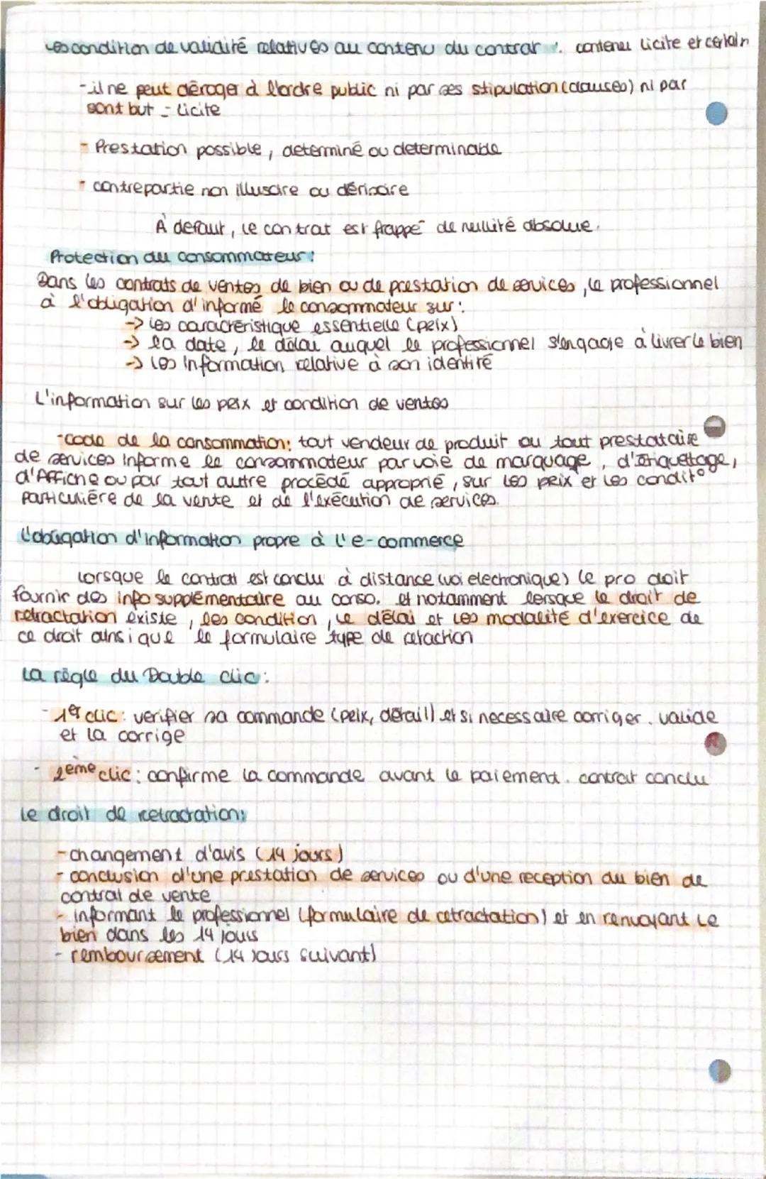 Chapitre 1: La formation du contrat
Le contrat: le contrat est un accord de volonté entre deux ou plusieur personnes
destiné à creer, modifi