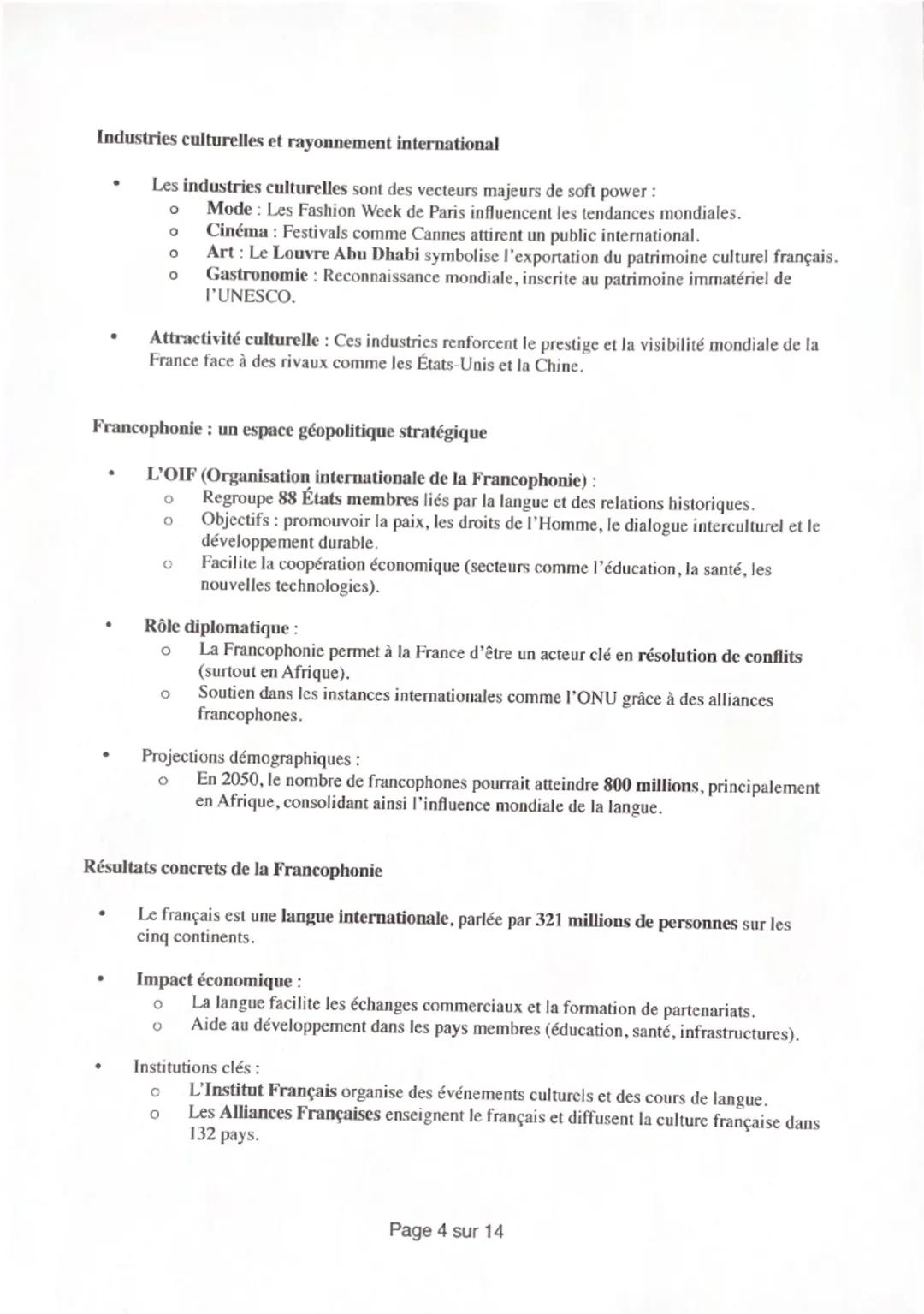 # L'AXE 2: FORME INDIRECTES DE LA
PUISSANCE: UNE APPROCHE GÉOPOLITIQUE

SYNTHÈSE: L'ANGLAIS, UNE LANGUE MONDIALE

1. L'Anglais dans le Monde