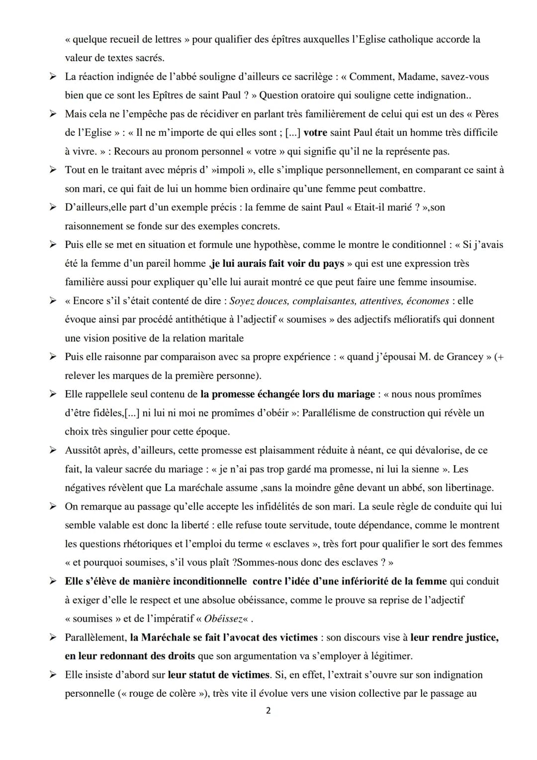Objet d'étude 4/4: La littérature d'idées du XVIe siècle au XVIIIe siècle
Parcours associé : Écrire et combattre pour l'égalité
Texte explic
