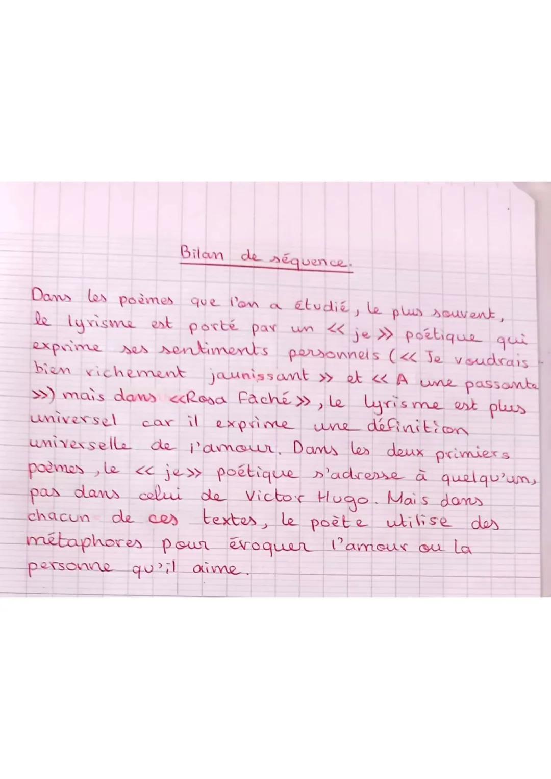 --- OCR Start ---
Séquence 1.
Analyser l'expression lyrique
de l'amour
Séance 1, Introduction:
1) Lyrisme et poésie
lyrisme: tonalité centré