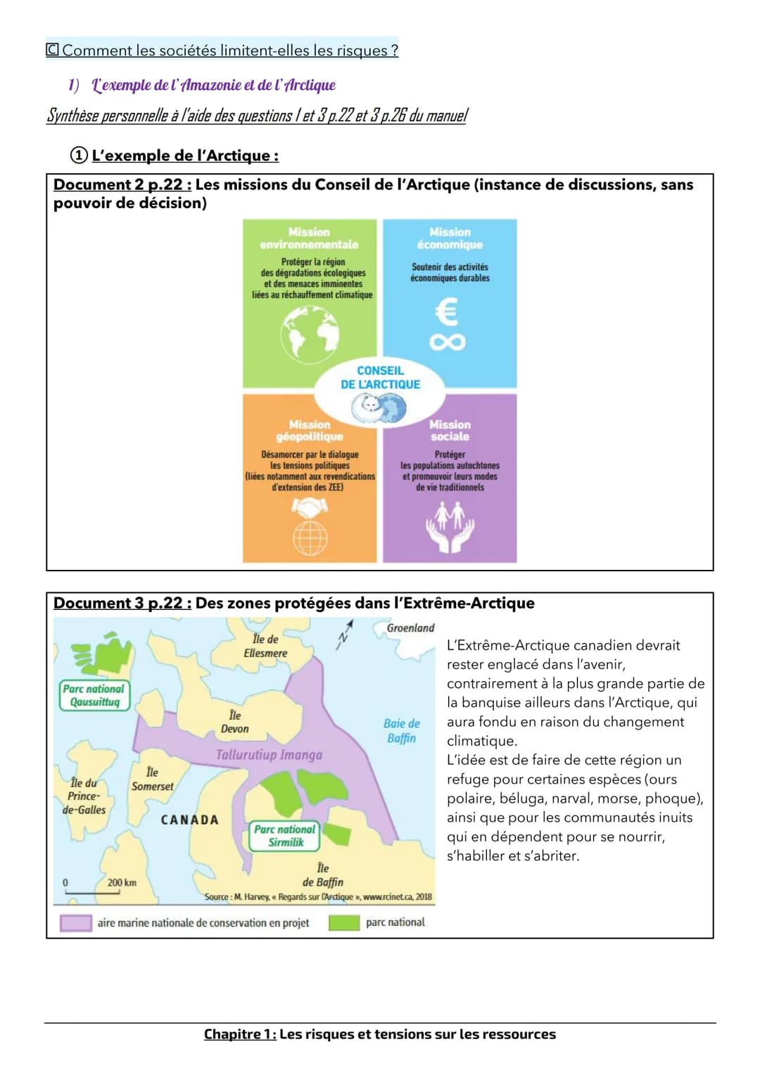 Chapitre 1: Risques et tensions sur les ressources
Les sociétés du XXIème siècle restent vulnérables. En effet, les catastrophes et les dérè