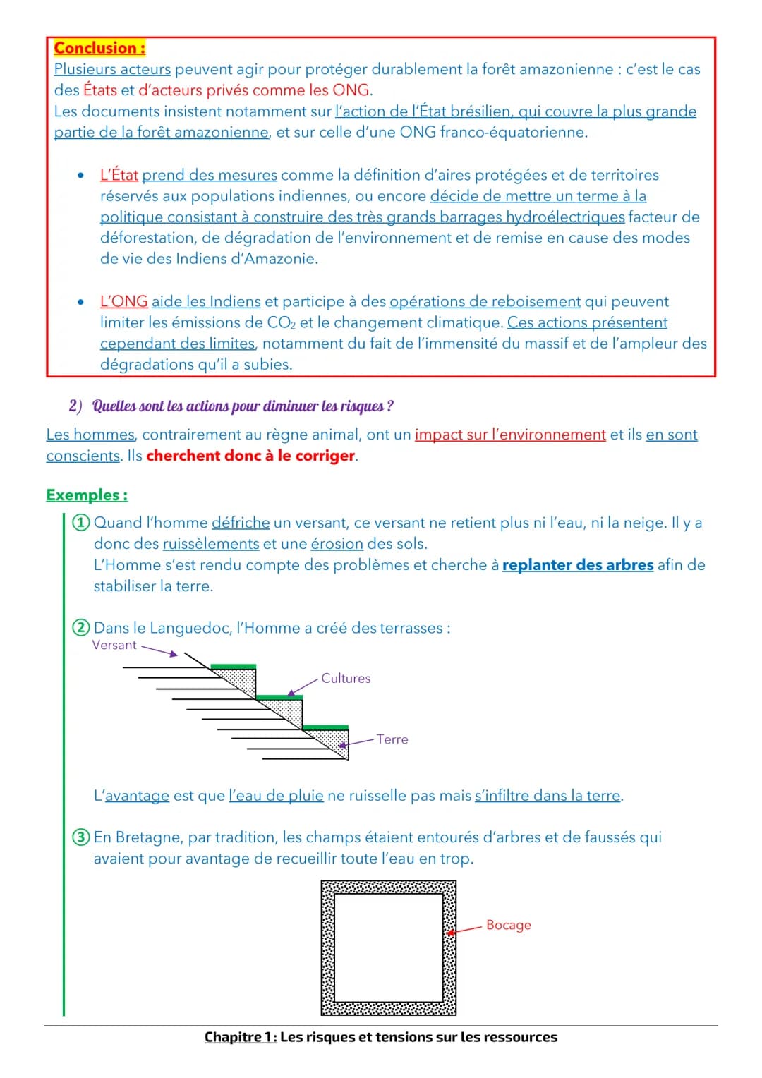Chapitre 1: Risques et tensions sur les ressources
Les sociétés du XXIème siècle restent vulnérables. En effet, les catastrophes et les dérè