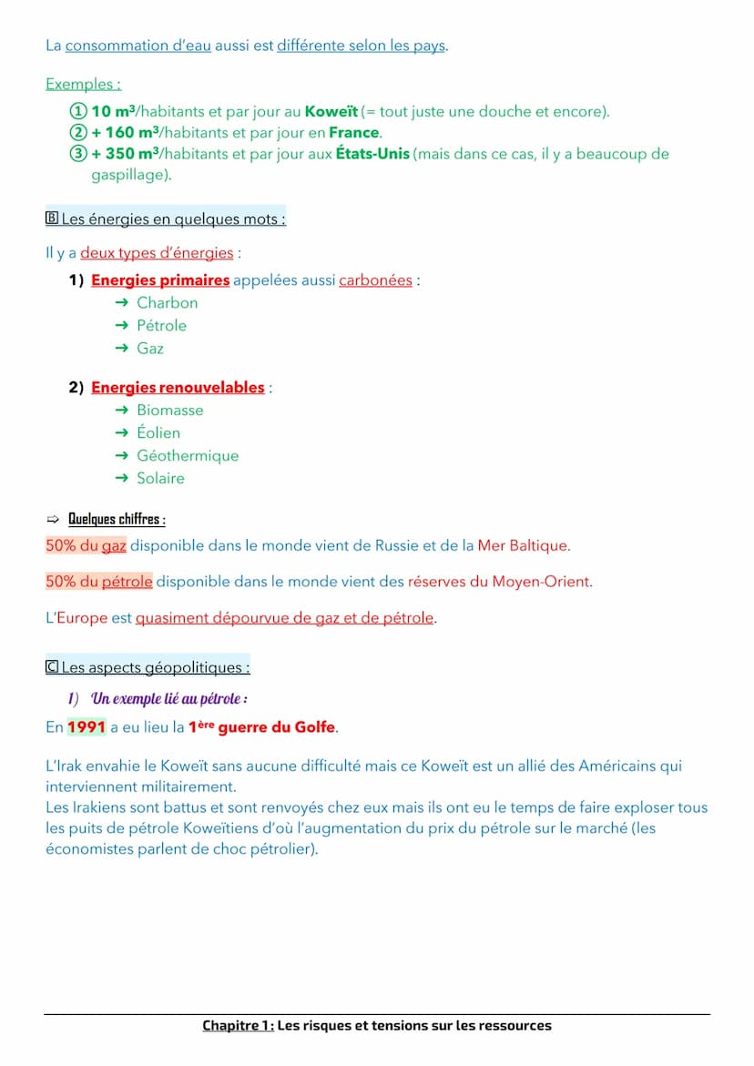Chapitre 1: Risques et tensions sur les ressources
Les sociétés du XXIème siècle restent vulnérables. En effet, les catastrophes et les dérè
