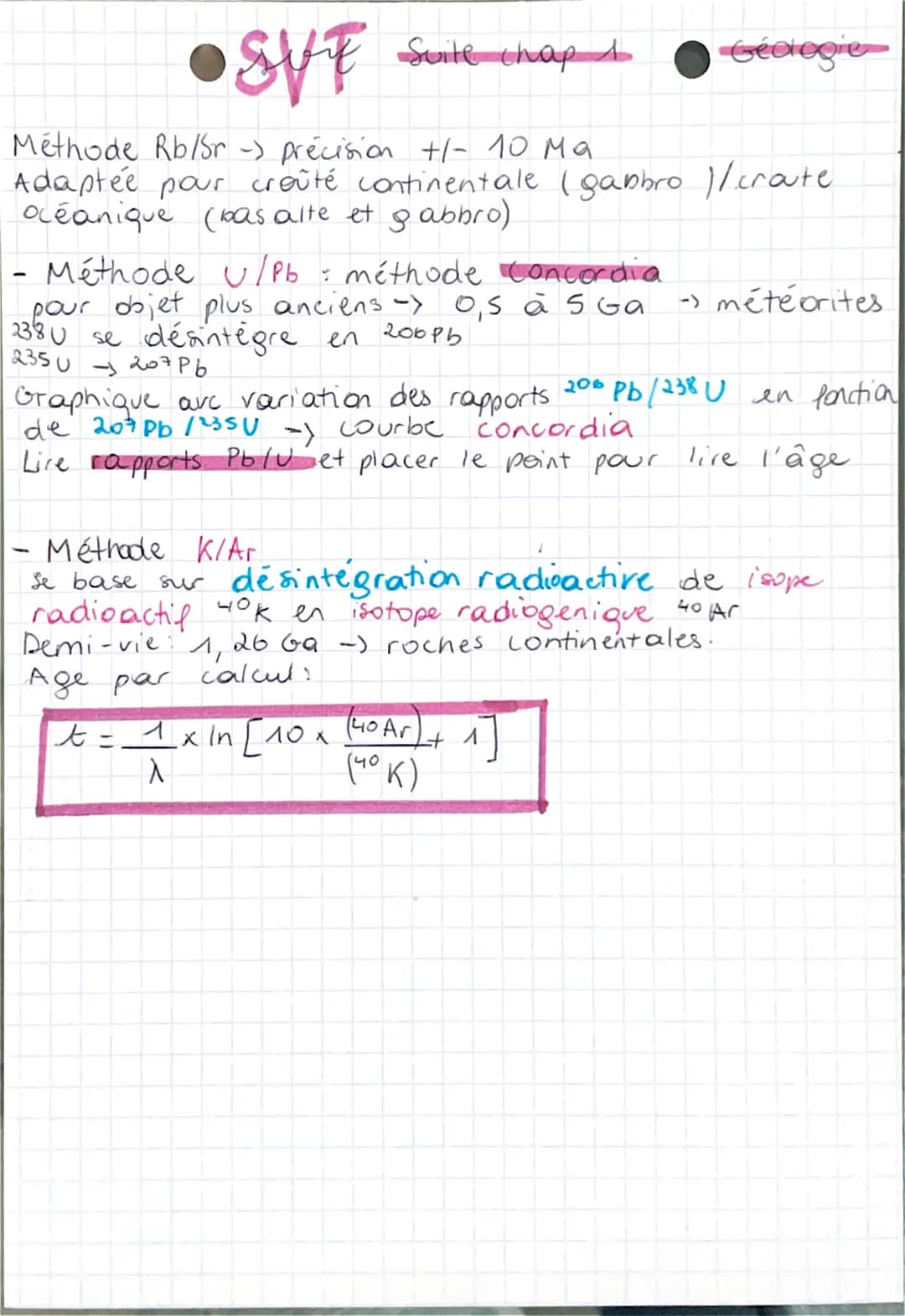 Sport chapitre 1
Geologie:
science qui étudie la Datation relative: ensemble des méthodes
Terre et les roches.
Qui la composent
Geologie
de 