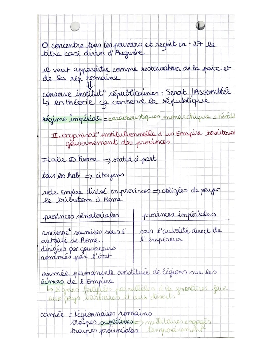 Rome et son empire
Rome fondat: 753 av JC =) à l'origine : mois à la tête de la cité
régime monarchique → rep aristocratique
1> pouvoir : un