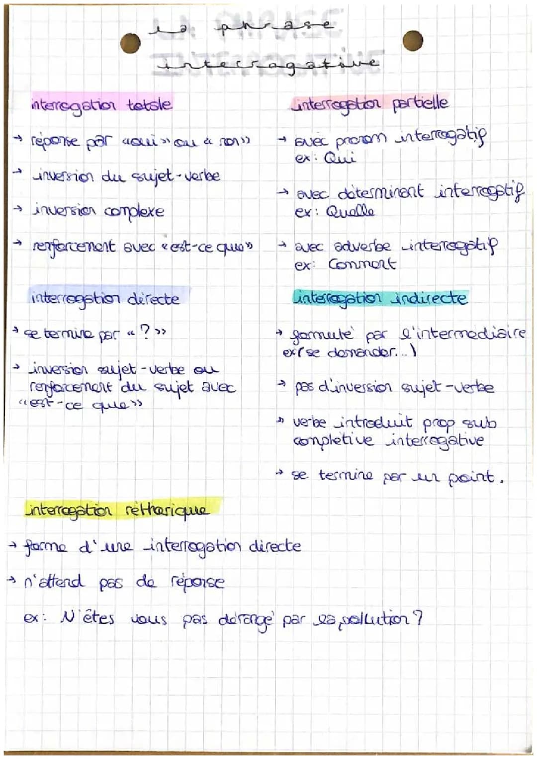 lecons de grammaire bac de français 