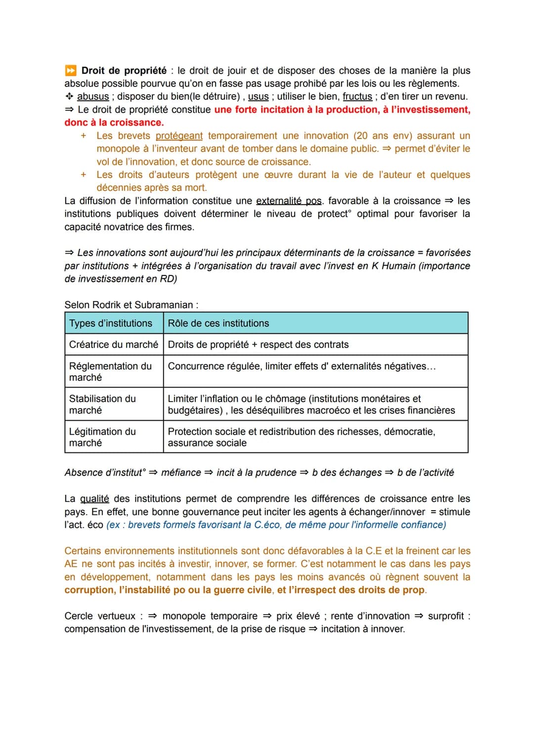 CHAP 1 Éco : Quels sont les sources et les défis de la croissance économique ?
I. Les facteurs de la croissance économique :
A. Processus et