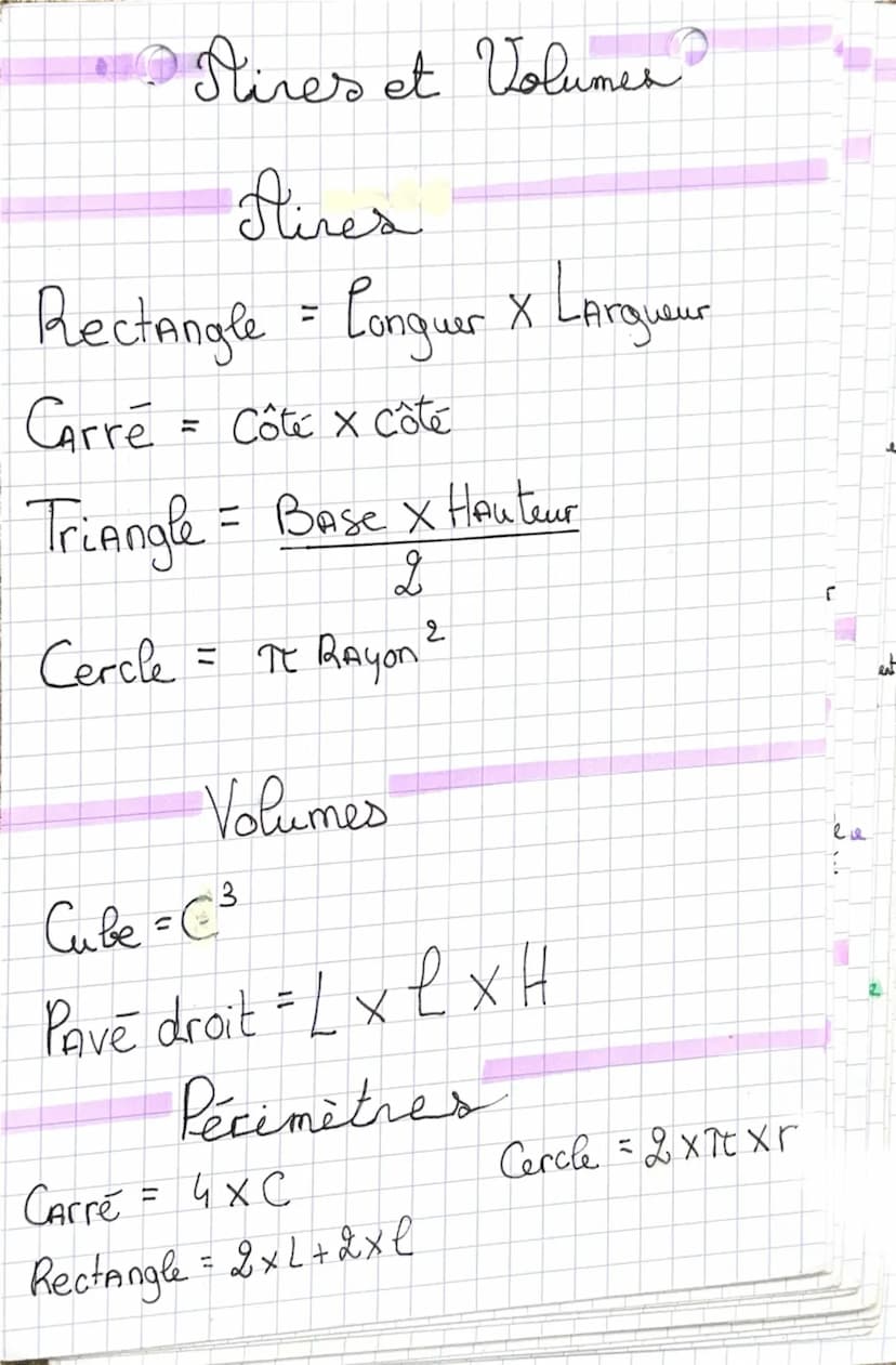 identités
renarquables
• (A+b)² = A² + 2ab + b²
2
2
(A-b)²= A²-2ab+b²
●(A+b)(A-b) = A²-b²
developper
(A+b)²= A²+2ab+b²
factoriser
-developpe